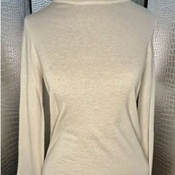 Helmut Lang Oversize Turtleneck Sweater Womens Size Small Cream - Picture 6 of 11